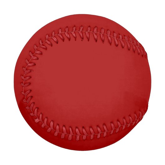Dark Candy Apple Red Solid Color Baseball (Vorderseite Links)