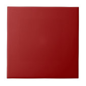 Dark Candy Apple Red Solid Color Fliese (Vorderseite)