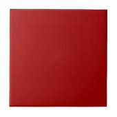 Dark Candy Apple Red Solid Color Fliese (Vorderseite)