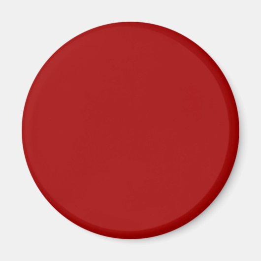 Dark Candy Apple Red Solid Color Magnet (Vorne)