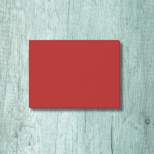 Dark Candy Apple Red Solid Color Post-it Klebezettel