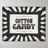 Dark Carnival Psycho Circus Cotton Candy Sign Poster (Vorne)