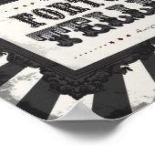 Dark Carnival Psycho Circus Fortune Teller Sign Poster (Ecke)