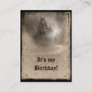 Dark Castle Gothic Einladung zum Geburtstag