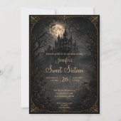 Dark Castle Gothic Sweet 16 Einladung (Vorderseite)