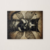 Dark Cat Fairy Puzzle (Horizontal)