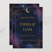 Dark Celestial Save the Date | Goldkonstellationen (Vorne/Hinten)