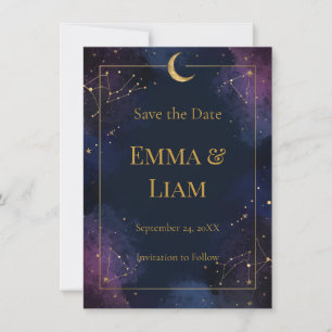 Dark Celestial Save the Date Goldkonstellationen