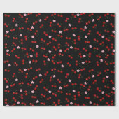 Dark Cherries Geschenkpapier (Flach)