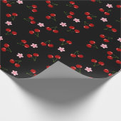 Dark Cherries Geschenkpapier (Ecke)