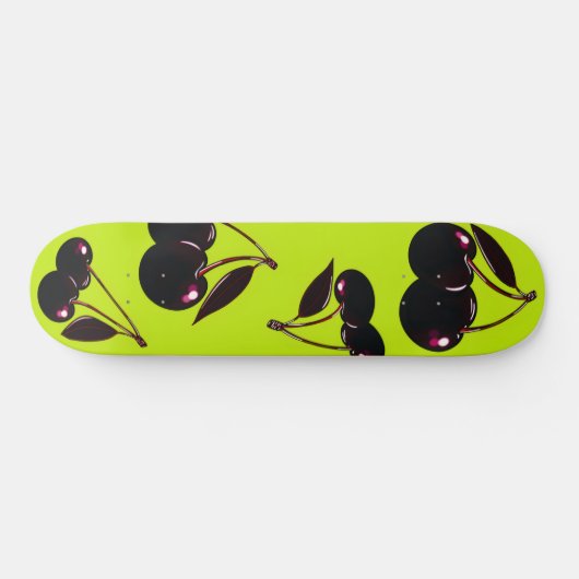 Dark Cherries Skateboard Deck (Horizontal)