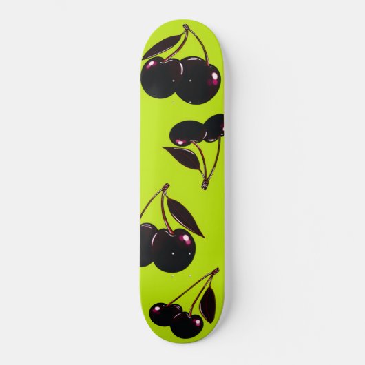 Dark Cherries Skateboard Deck (Vorderseite)