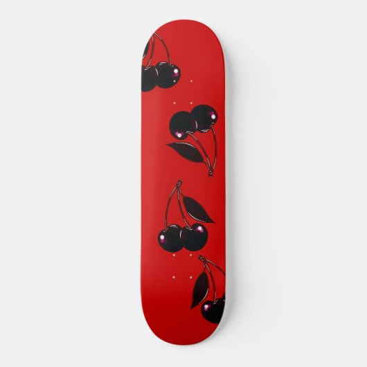 Dark Cherries Skateboard Deck (Vorderseite)