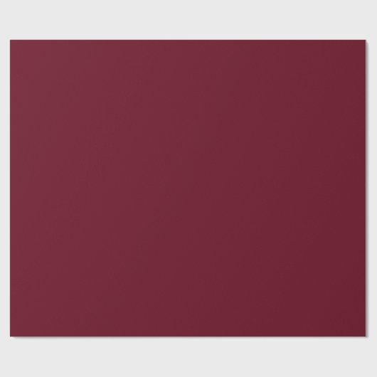 Dark Cherry Red Geschenkpapier (Flach)