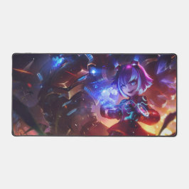 Dark Child Gaming Desk Mat | Benutzerdefinierbarer Schreibtischunterlage