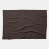 Dark Chocolate Brown Geschirrtuch (Horizontal)