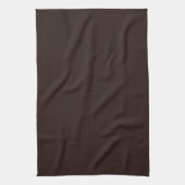 Dark Chocolate Brown Geschirrtuch (Vertikal)