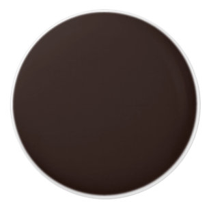 Dark Chocolate Brown Keramikknauf