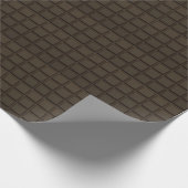 Dark Chocolate Candy Bar Geschenkpapier (Ecke)