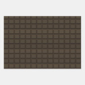 Dark Chocolate Candy Bar Geschenkpapier Set (Vorderseite 3)