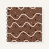 Dark Chocolate Drizzle & Sprinkles Pattern Journal Notizblock (Vorderseite)