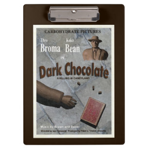 Dark Chocolate Movie Klemmbrett