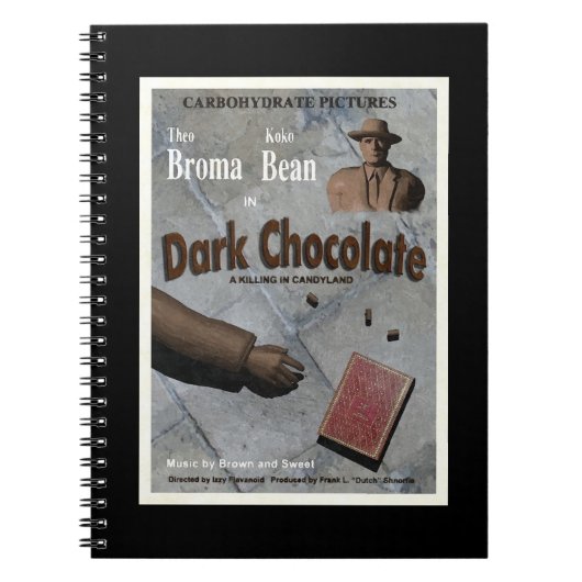 Dark Chocolate Movie Notizblock (Vorderseite)