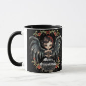 Dark Christmas Angel Tasse (Links)