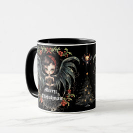 Dark Christmas Angel Tasse