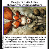 Dark Circus Queen Hearts Harlequin DZ2R Decoupage Seidenpapier