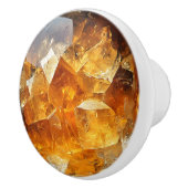 Dark Citrine Crustal Muster Keramikknauf (Rechts)