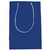 Dark Cobalt Blue Gift Bag Mittlere Geschenktüte (Vorderseite)