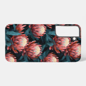 Dark CorBold Protea Blumenstrauß Samsung Galaxy Hülle (Rückseite (Horizontal))