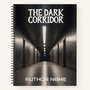 Dark Corridor Book Cover Inspiration Notebook Notizblock