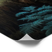 Dark Cotattecore Mushroom Art Print Poster (Ecke)