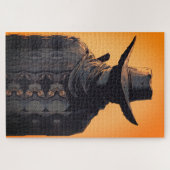 Dark Cowboy Outlaw Wall Art Print Puzzle (Horizontal)