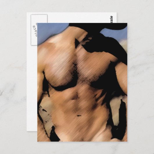 Dark Cowboy Postkarte (Vorne/Hinten)