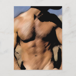 Dark Cowboy Postkarte