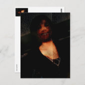 Dark Crackle Nightmare Girl Postkarte (Vorne/Hinten)