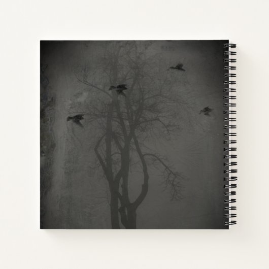 Dark Crow Notizblock (Rückseite)