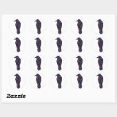 Dark Crow Starscape Sticker (Blatt)
