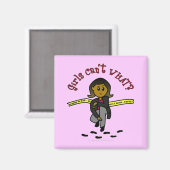 Dark CSI Girl Magnet (Vorderseite/Rückseite)