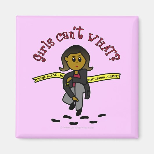 Dark CSI Girl Magnet (Vorne)