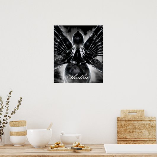 Dark-Cthulhu-Poster Poster (Küche)