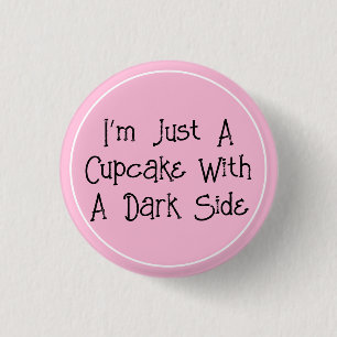 Dark Cupcake Pastel Goth Button