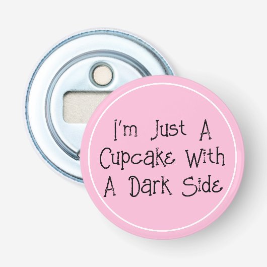 Dark Cupcake Pastel Goth Flaschenöffner (Vorderseite)