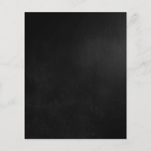 Dark Custom Gray Background Flyer (Hinten)