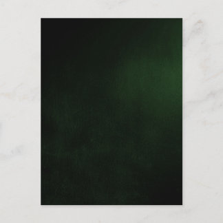 Dark Custom Green Background Postkarte