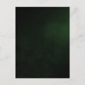 Dark Custom Green Background Postkarte (Vorderseite)
