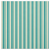 Dark Cyan & Pale Goldenrod Muster Stoff (Muster)